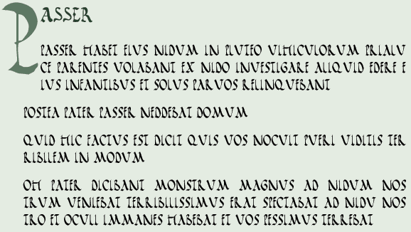 Latin translation
