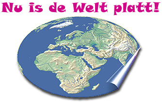 NU IS DE WELT PLATT!