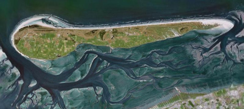 Areal view of Ameland