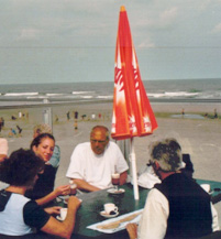 Break by the beach