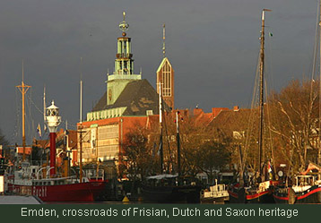 Emden, crossroads of Frisian, Dutch and Saxon heritage